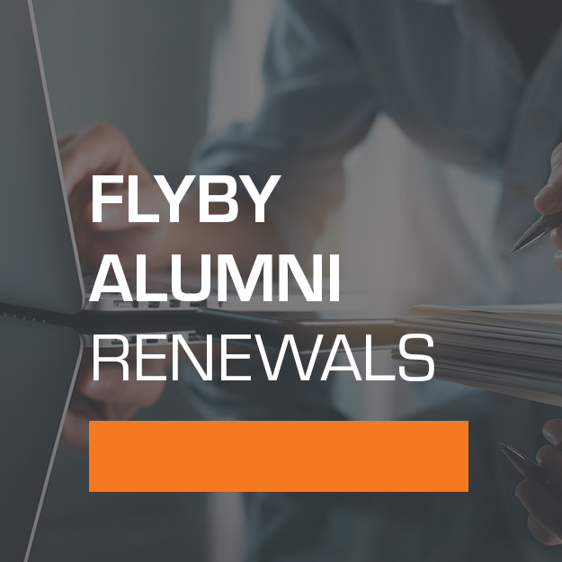 Flyby Alumni Renewals